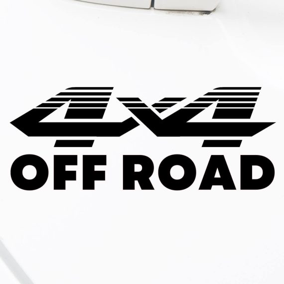 Nalepka za avto OFF ROAD 4 x 4