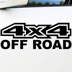Nalepka za avto OFF ROAD 4 x 4