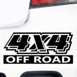 OFF ROAD 4 x 4 avto nalepka