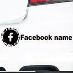 Avtomobilska nalepka Facebook za vozila