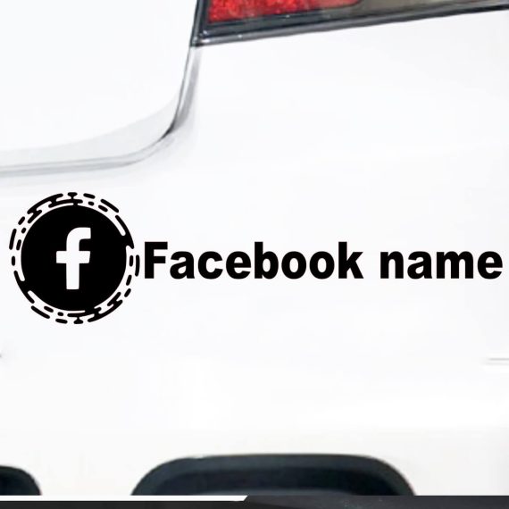 Avtomobilska nalepka Facebook za vozila