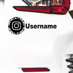 Avtomobilske nalepke za Instagram