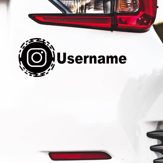 Avtomobilske nalepke za Instagram