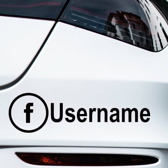 Facebook avto nalepka