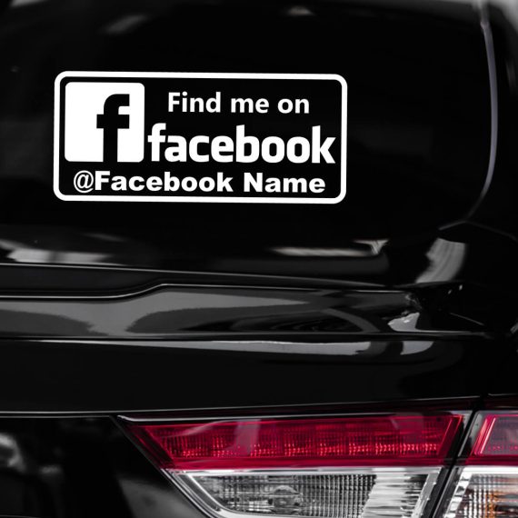 Facebook avto nalepka