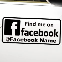 Facebook avto nalepke