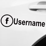 Facebook avtomobilske nalepke