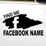 Facebook nalepka Find me