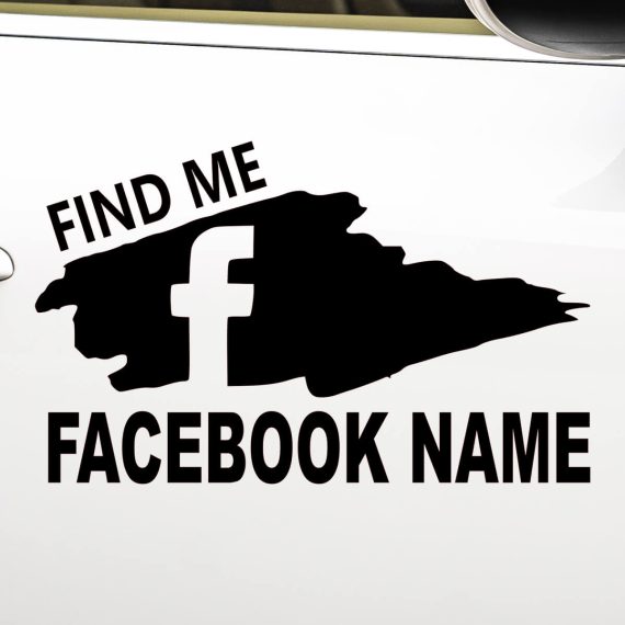 Facebook nalepka Find me