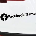Facebook nalepka za avto in vozila
