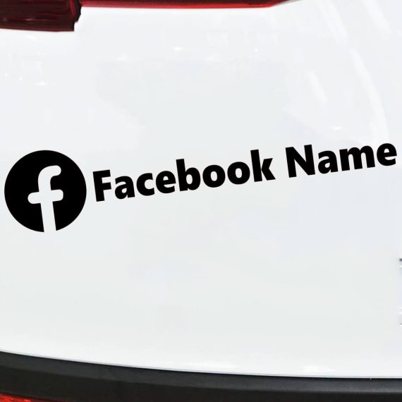 Facebook nalepka za avto in vozila