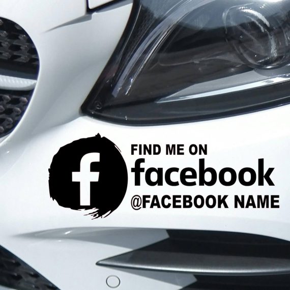 Facebook nalepke Find me on FACEBOOK