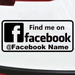 Facebook nalepke za avto