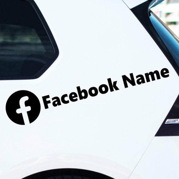 Facebook nalepke za avtomobil
