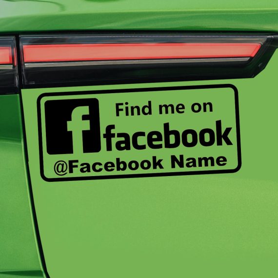 Facebook nalepke za avtomobilih