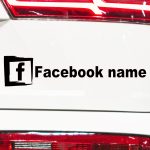 Facebook nalepke za vozila