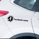 Fb nalepka za avtomobil