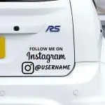 INSTAGRAM follow me nalepka