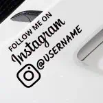 INSTAGRAM follow me nalepke