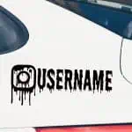 INSTAGRAM nalepke za avtomobile