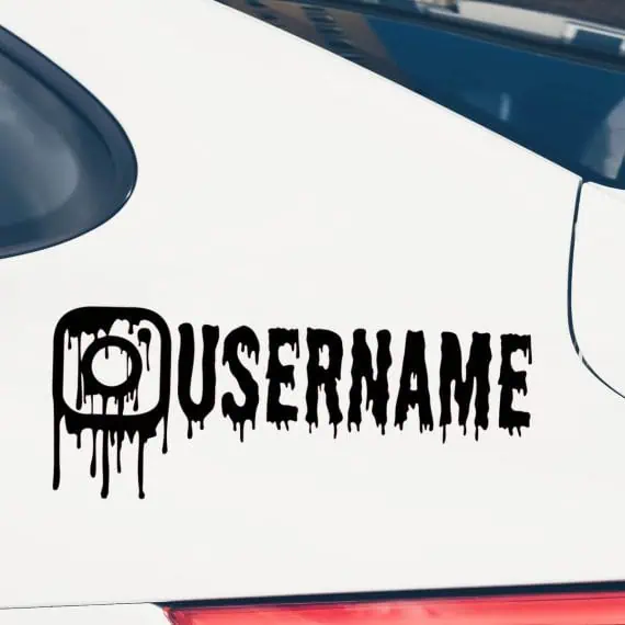 INSTAGRAM nalepke za avtomobile
