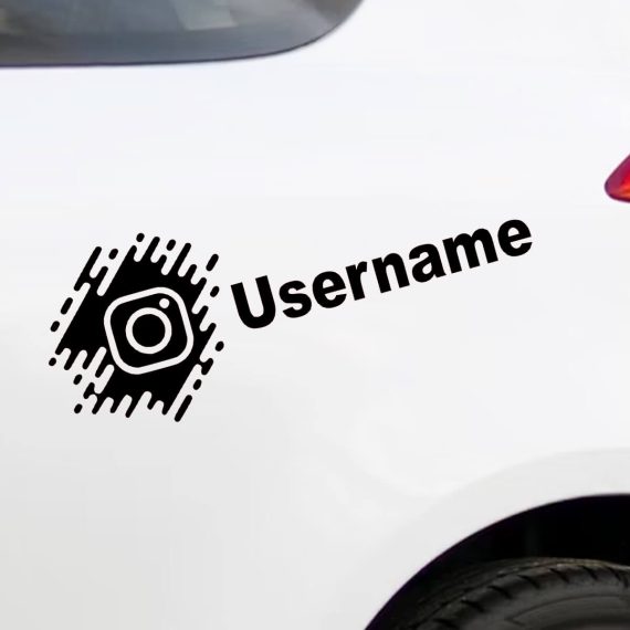 Insta nalepka avto