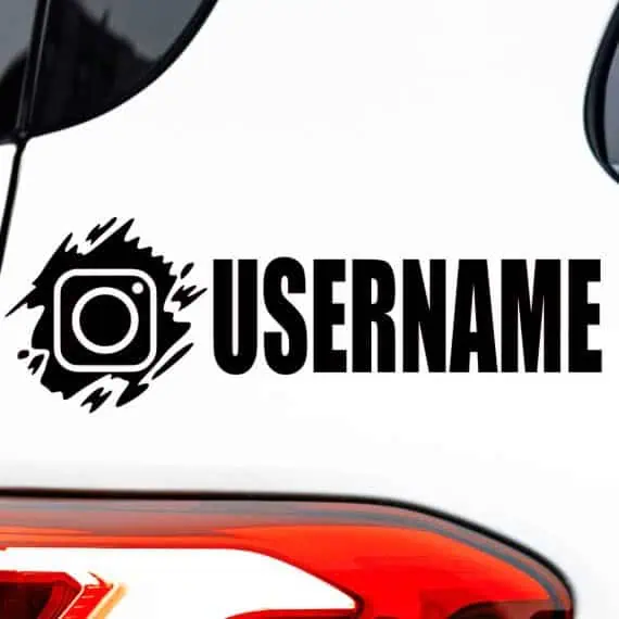 Insta nalepka za avtomobil