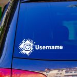 Insta nalepka za vozila