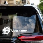 Insta nalepke za avtomobil