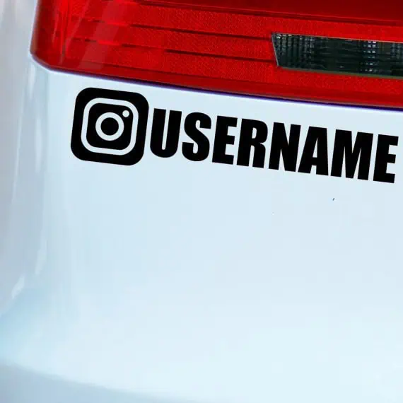 Instagram avto nalepke
