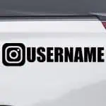 Instagram nalepka za avto