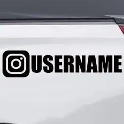 Instagram nalepka za avto