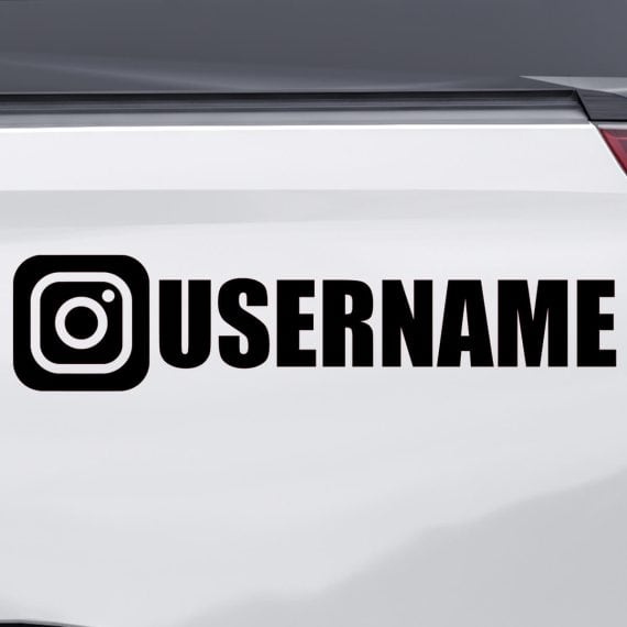 Instagram nalepka za avto