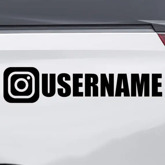 Instagram nalepka za avto