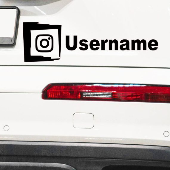 Instagram nalepka za vozila