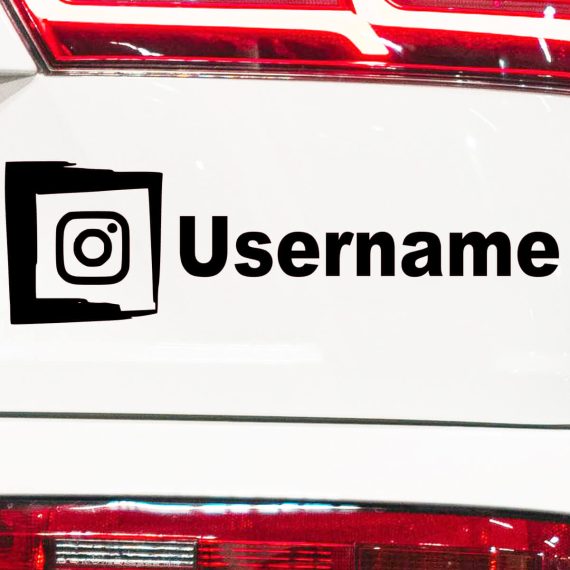 Instagram nalepka za vozilo
