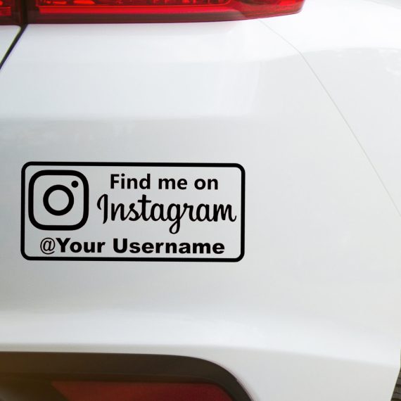 Instagram nalepke Find me on Instagram