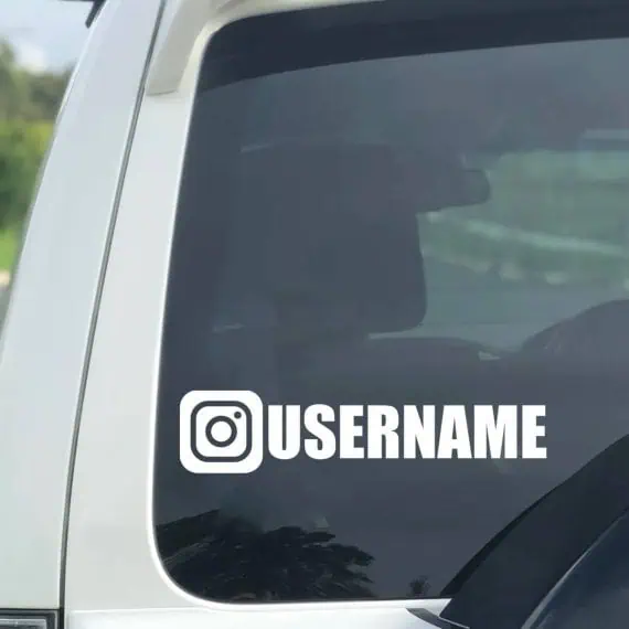 Instagram nalepke za avto