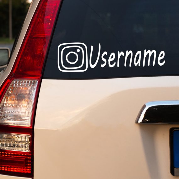 Instagram nalepke za avtone
