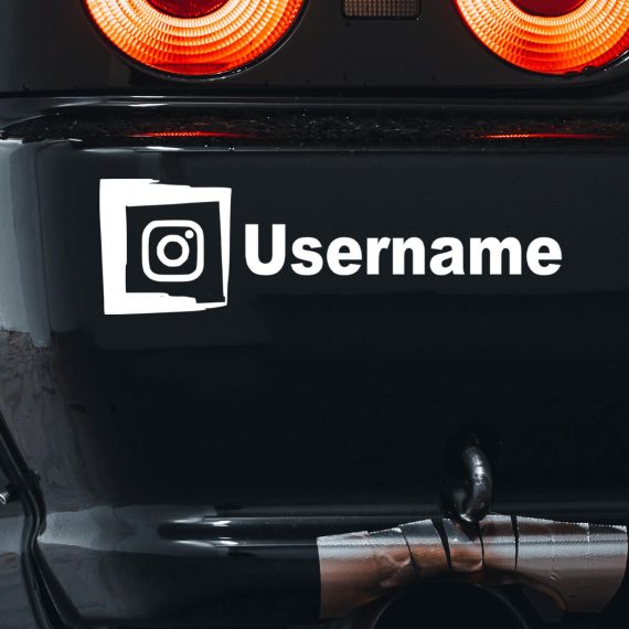 Instagram nalepke za vozilo