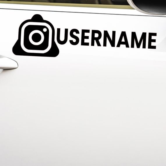 Instagram username nalepke za avto