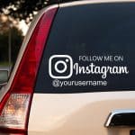 Nalepka FOLLOW ME on INSTAGRAM