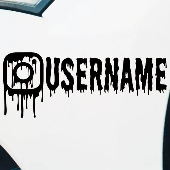Nalepka INSTAGRAM za avtomobile
