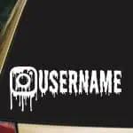 Nalepka instagram v obliki kapljic