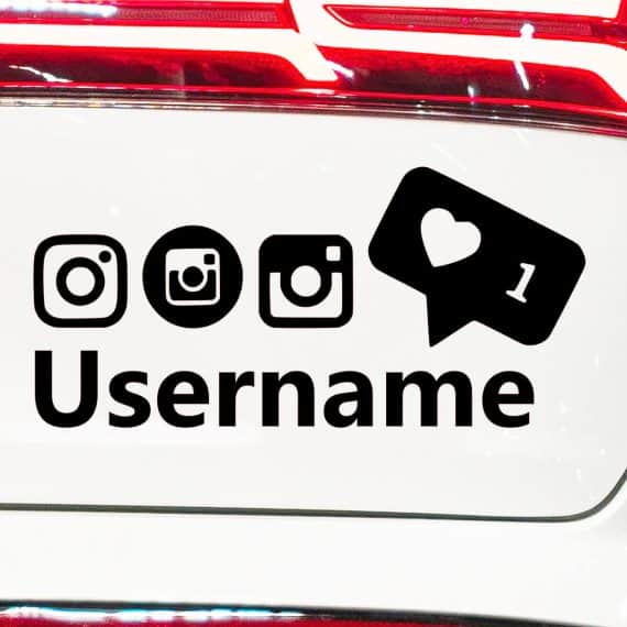 Nalepka za INSTAGRAM logotipi