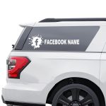 Nalepka za avto Facebook