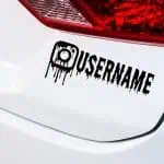 Nalepka za avto INSTAGRAM