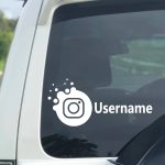 Nalepka za instagram imena