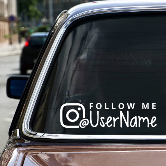 Nalepke INSTAGRAM za avtomobile