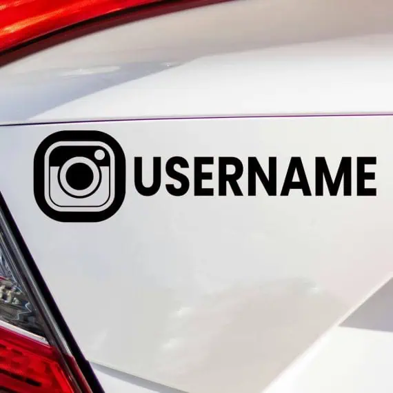Nalepke družabna omrežja INSTAGRAM username